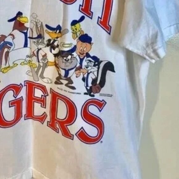 DETROIT TIGERS VINTAGE LOONEY TUNES Shirt Unisex Men Women - Picture 4 of 5